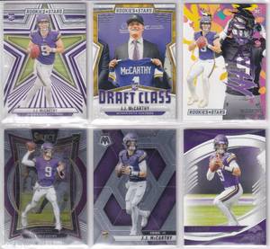 J.J. McCarthy 2024 Rookies & Stars, Select, 2025 Mosaic, Absolute