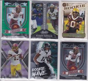 Rashod Bateman Rookies - 2021 Prizm Draft Picks, Absolute, Chronicles, Playoff, Wild Card