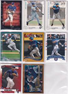 Alex Rodriguez - 2001 Topps, 2002 Donruss Fan Club, 2002 Fleer, 2002 Topps, 2002 Topps Ten, 2002 UD MVP