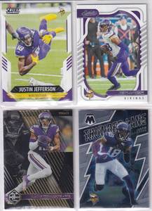 Justin Jefferson - 2021 Score, 2022 Absolute, 2022 Mosaic, 2023 Limited