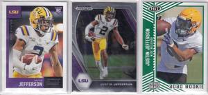 Justin Jefferson - 2020 SAGE HIT, 2020 Score, 2021 Prizm Draft Picks