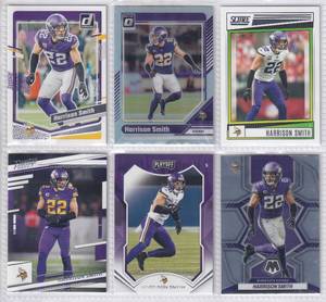 Harrison Smith - 2021 Playoff, 2022 Mosaic, 2022 Prestige, 2022 Score, 2023 Donruss, 2024 Optic
