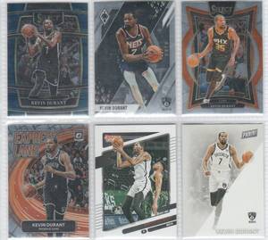 Kevin Durant - 2021 Chronicles, 2021 Donruss, 2021 Select, 2022 Optic, 2022 Panini, 2024 Select