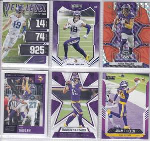 Adam Thielen - 2020 Rookies & Stars, 2020 Score, 2021 Playoff, 2021 Score, 2022 Mosaic