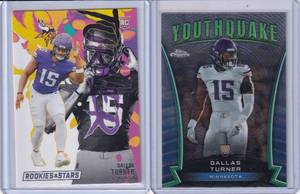 Dallas Turner - 2024 Chrome, 2024 Rookies & Stars
