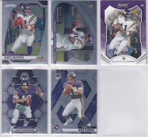 Daunte Culpepper - 2021 Playoff, 2023 Mosaic, 2024 Prizm, 2025 Mosaic