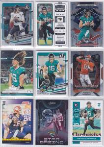 Trevor Lawrence - 2022 Chronicles, 2022 Contenders, 2023 Donruss, 2023 Mosaic