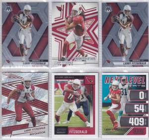 Larry Fitzgerald - 2020 Score, 2021 Score, 2025 Mosaic, 2025 Revolution, 2025 Rookies & Stars