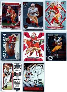 George Kittle - 2020 Rookies & Stars, 2021 Illusions, 2021 Mosaic, 2021 Prizm Draft Picks, 2022 Contenders, 2024 Optic, 2024 Phoenix, 2025 Absolute