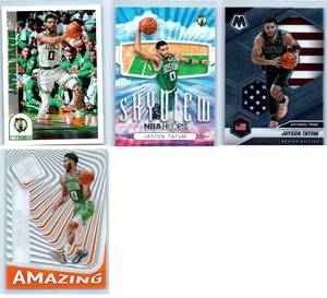 Jayson Tatum - 2020 Illusions, 2020 Mosaic, 2022 Hoops, 2022 Skyview