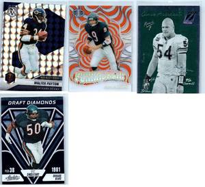 Walter Payton - 2021 Mosaic, 2023 Absolute, 2023 Illusions, 2023 Zenith