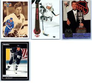 Joe Sakic  Wayne Gretzky IDOL - 1991 Pinnacle, 1992 Pinnacle, 1992 Ultra, 1994 Pinnacle