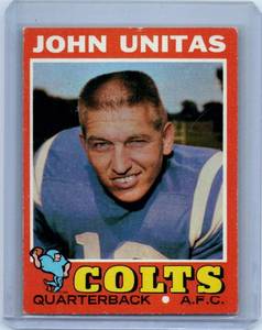 John Unitas - 1971 Topps