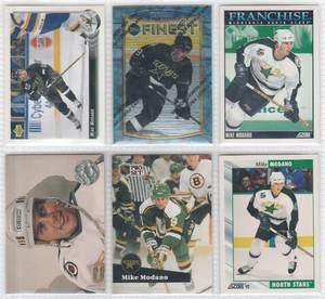 Mike Modano - 1991 Pro Set, 1992 Score, 1992 Upper Deck, 1994 Finest