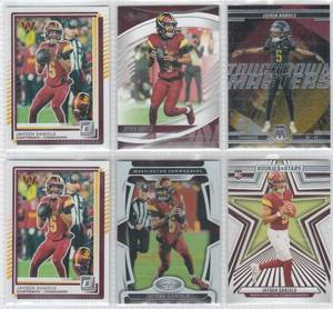 Jayden Daniels - 2002 Press Pass, 2024 Rookies & Stars, 2025 Absolute, 2025 Donruss, 2025 Mosaic