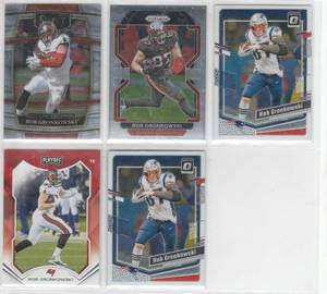 Rob Gronkowski - 2021 Kickoff, 2021 Prizm, 2021 Select, 2023 Optic