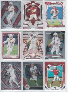 Kyler Murray - 2021 Playoff, 2021 Prizm, 2022 Absolute, 2023 Rookies & Stars, 2024 Phoenix, 2024 Prizm, 2024 Rookies & Stars, 2025 Donruss, 2025 Mosaic