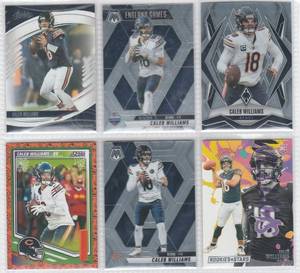 Caleb Williams - 2024 Rookies & Stars, 2025 Absolute, 2025 Mosaic, 2025 Phoenix, 2025 Score