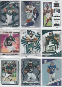 Saquon Barkley - 2020 Mosaic, 2021 Contenders, 2022 Contenders, 2023 Donruss, 2025 Absolute, 2025 Donruss, 2025 Mosaic, 2025 Phoenix, 2025 Rookies & Stars