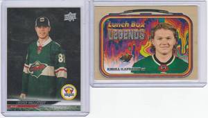 Kirill Kaprizov  Jesper Wallstedt - 2022 Upper Deck, 2024 Upper Deck RC