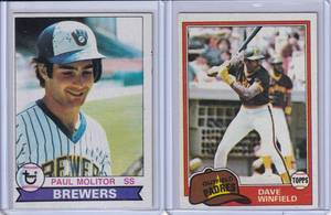 Dave Winfield - 1979 Topps, 1981 Topps