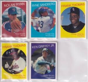 Griffey Jr., Thomas, Sandberg, Ryan - 1990 Oddball Cards