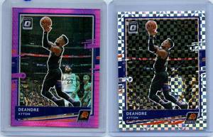 Deandre Ayton - 2020 Optic Hyper Pink, 2020 Optic Rare Checkerboard Prizm