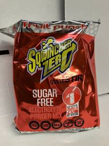 Sqwincher Zero Fruit Punch Electrolyte Mix
