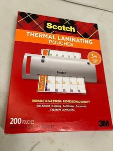 Scotch Thermal Laminating Pouches