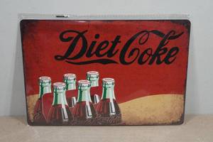 Vintage Style Metal Sign - Diet Coke