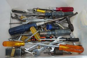 Assorted Tools - Wrenches, Screwdrivers