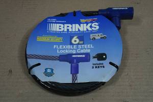 Brinks 6 Flexible Steel Locking Cable
