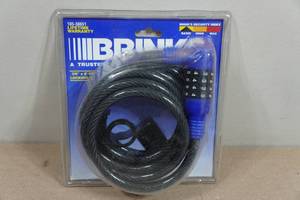 Brinks 38x6 Resettable Combination Locking Steel Cable