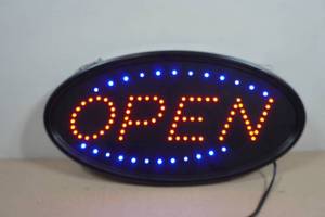 Lighted Sign Open