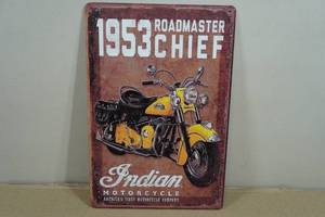 Vintage Style Metal Sign - Indian Motorcycles