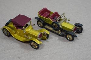 Vintage Matchbox by Lesney 1913 Cadillac and Rolls Royce Silver Ghost