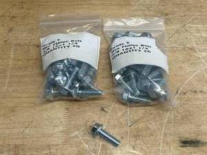 Lot of 40- Grade 5 Hex Flannge Bolts 38 16x1 14