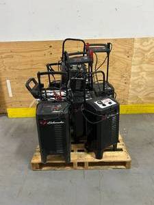 Schumacher wheeled battery chargers and engine starters (read description)