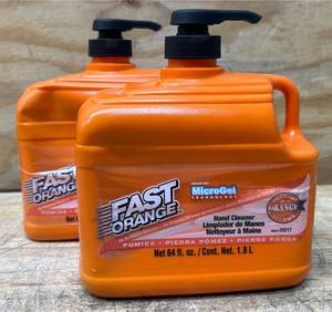 Fast Orange Hand Cleaner Pumice lot of 2