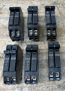 GE Circuit Breaker 2 Pole Unit 120240V lot of 6