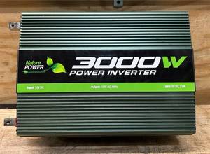 Nature Power Modified Sine Wave Inverter, 3000 Watts, Model# 37003 #88422 Msrp $279.99