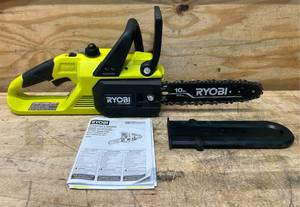 ONE HP 18V Brushless 10 in. Battery Chainsaw Tool Only