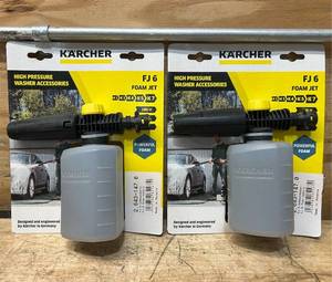 Karcher High Preasure Washer Accesories Foam Jet lot of 2