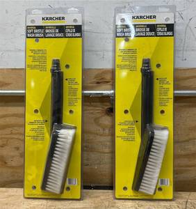 Karcher Soft Bristle Wash Brush lot of 2