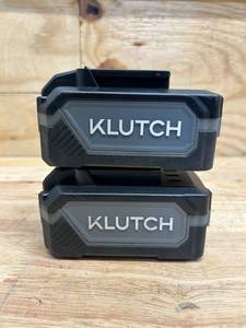 2 Klutch 20V 2.0Ah Lithium-Ion Batteries