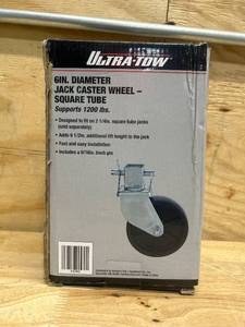 Ultra-tow 6IN. DIAMETERJACK CASTER WHEEL -SQUARE TUBE