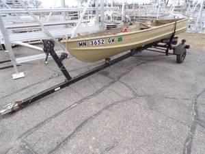 1973 Sea King 12' Boat and Trailer
