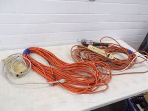 Extension Cords and Work light, Power bars