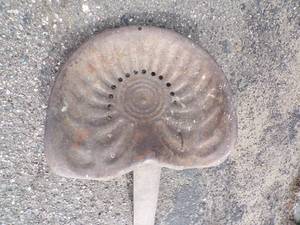 Vintage Metal Tractor Seat with Mounting Bracket