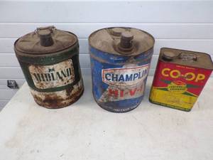 Vintage Oil Cans